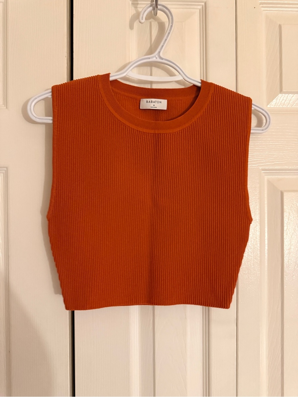 Babaton Sculpt Knit cropped top